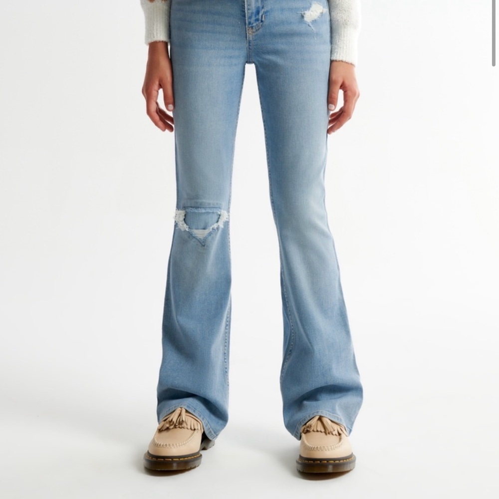 abercrombie kids flare jeans